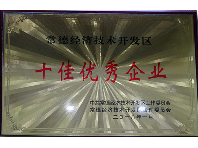 十佳优秀企业